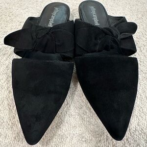 Jeffery Campbell Charlin Bow Black Mule